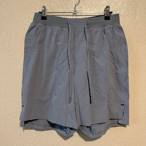 Lululemon‎ License to Train Lined Shorts Elite Men’s Grey Active Wear